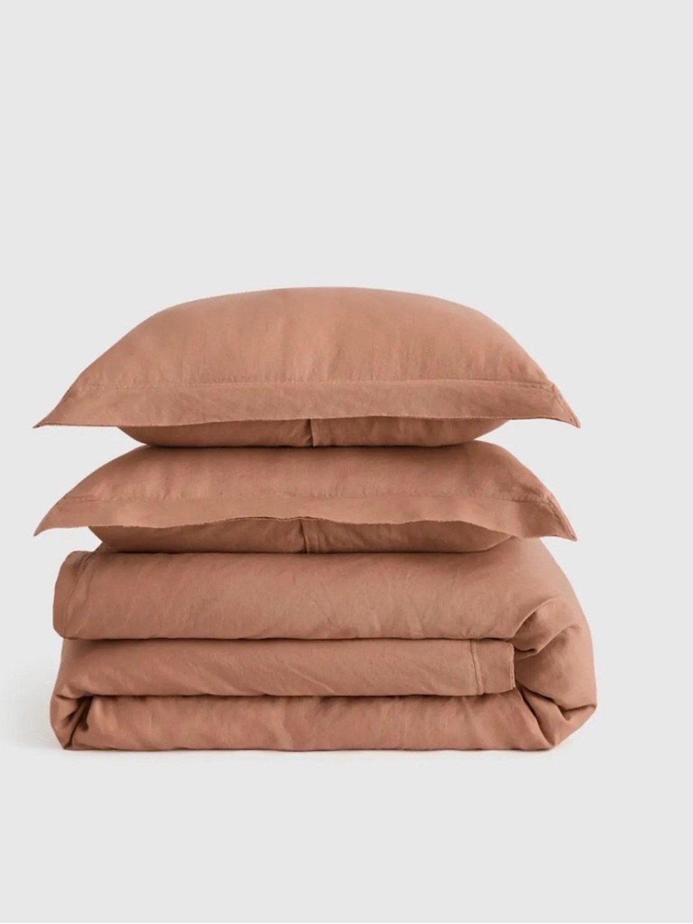 NWOT - European Linen Double
Flange Duvet Cover Set - Full/Queen